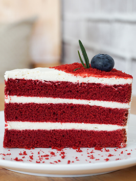 Eggless Red Velvet Cake